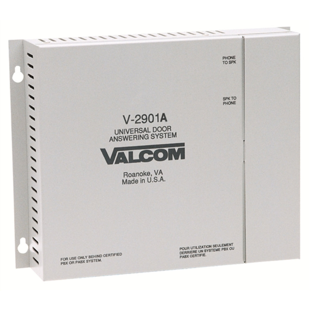 Valcom V-2901A Single Door Answering Device with Enhanced Communication and Door Lock Activation Image 1