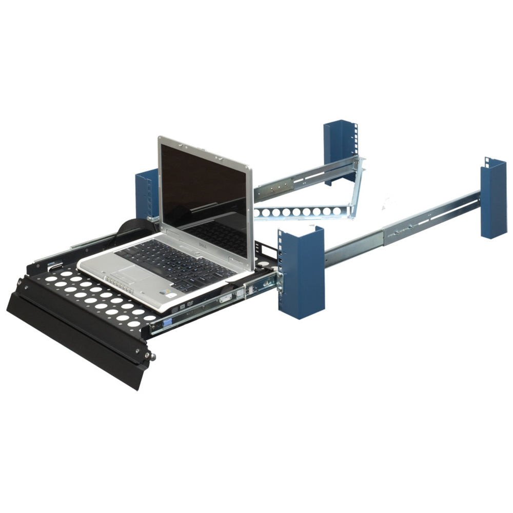 Rack Solutions 1USHL-139 Laptop Rack Shelf 75lb Capacity
