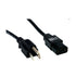 Comprehensive PWC-BK-12 Power Cord Black 12ft NEMA 5-15P C13 Coupler Image 1