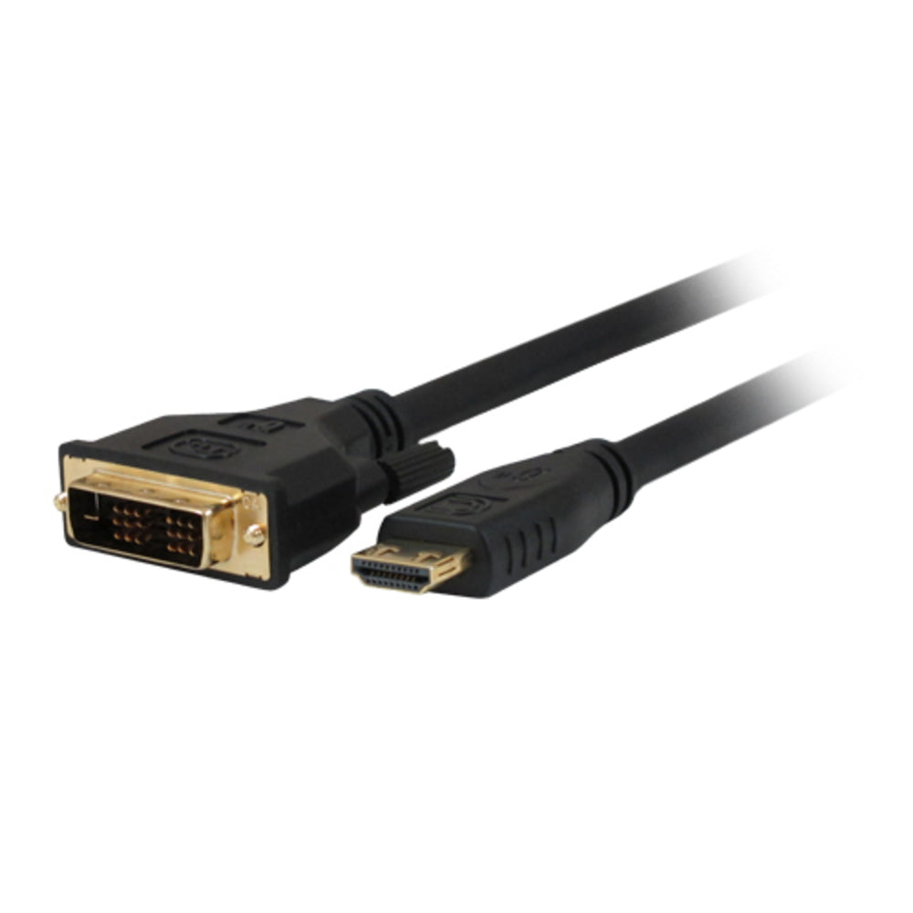 Comprehensive HDMI/DVI 25ft DVI-D Cable Black Image 1