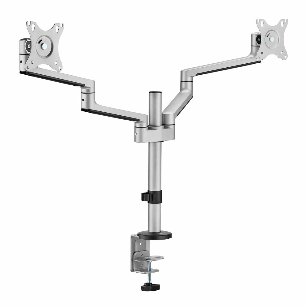 Rocstor Y10N019-S1 Dual-Screen Monitor Mount - 32" Aluminum Articulating Stand Image 1