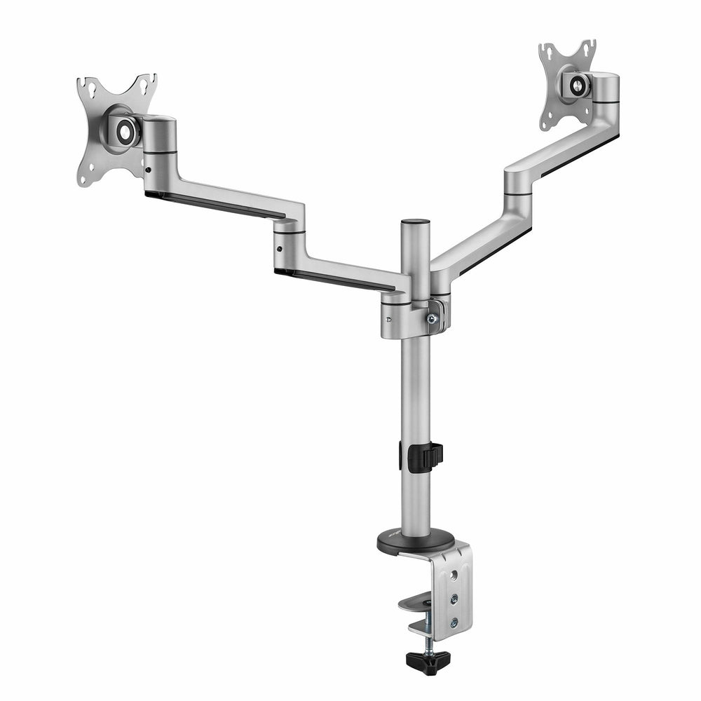 Rocstor Y10N019-S1 Dual-Screen Monitor Mount - 32" Aluminum Articulating Stand