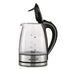 Brentwood KT-1900BK 1.7L Glass Tea Kettle Black LED Indicator