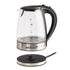 Brentwood KT-1900BK 1.7L Glass Tea Kettle Black LED Indicator