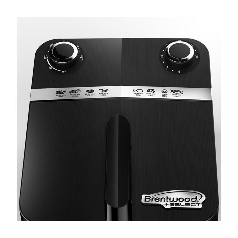 Brentwood AF-32SS Air Fryer 3.4 Quart Stainless Steel