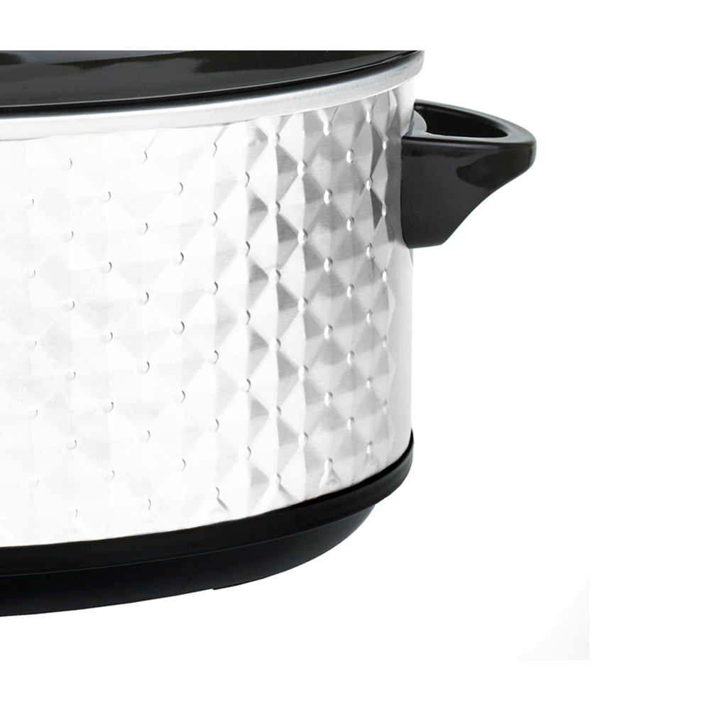 Brentwood SC-157W Slow Cooker 7 Quart White, Ceramic Pot