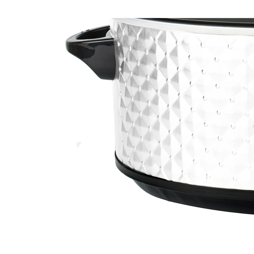 Brentwood SC-157W Slow Cooker 7 Quart White, Ceramic Pot