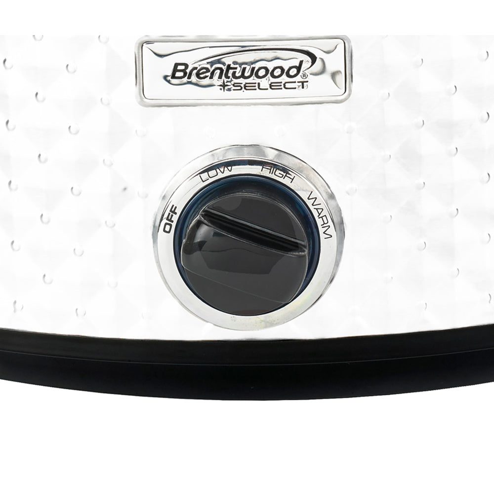 Brentwood SC-157W Slow Cooker 7 Quart White, Ceramic Pot