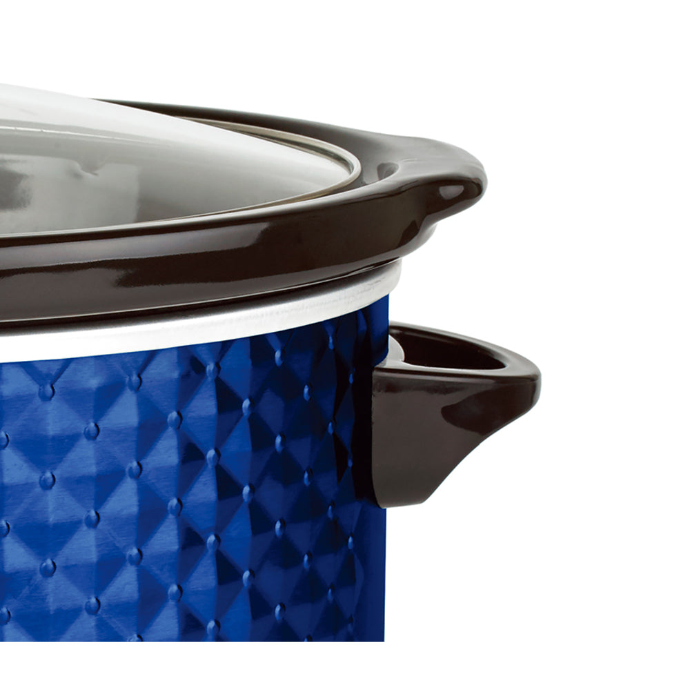 Brentwood SC-157N Slow Cooker 7 Quart Navy Blue