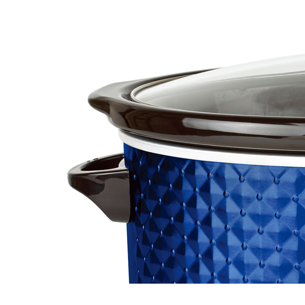 Brentwood SC-157N Slow Cooker 7 Quart Navy Blue
