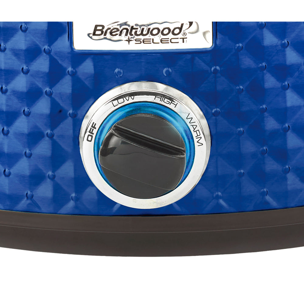Brentwood SC-157N Slow Cooker 7 Quart Navy Blue