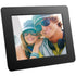 Aluratek ADPF08SF 8" Digital Photo Frame Auto Slideshow Feature Black Image 1