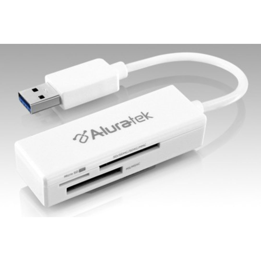 Aluratek aucr300f Multi-Media Card Reader USB 3.0 SD/MicroSD/MiniSD Image 1