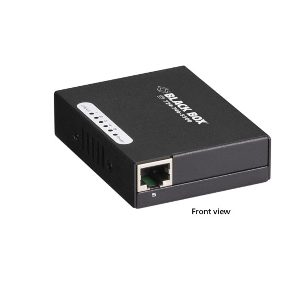 Black Box Lbs005A Fast Ethernet 100-Mbps Switch 5 10/100-Mbps Copper Rj45 Usb Image 1