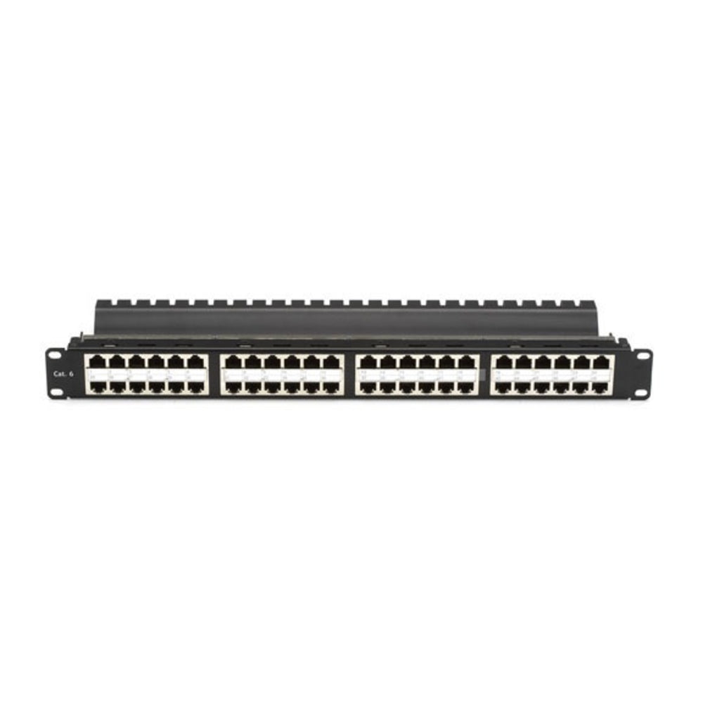 Black Box Corporation Jpm816A-Hd Cat6 Patch Panel Feed-Through H Igh-Density 1U Image 1