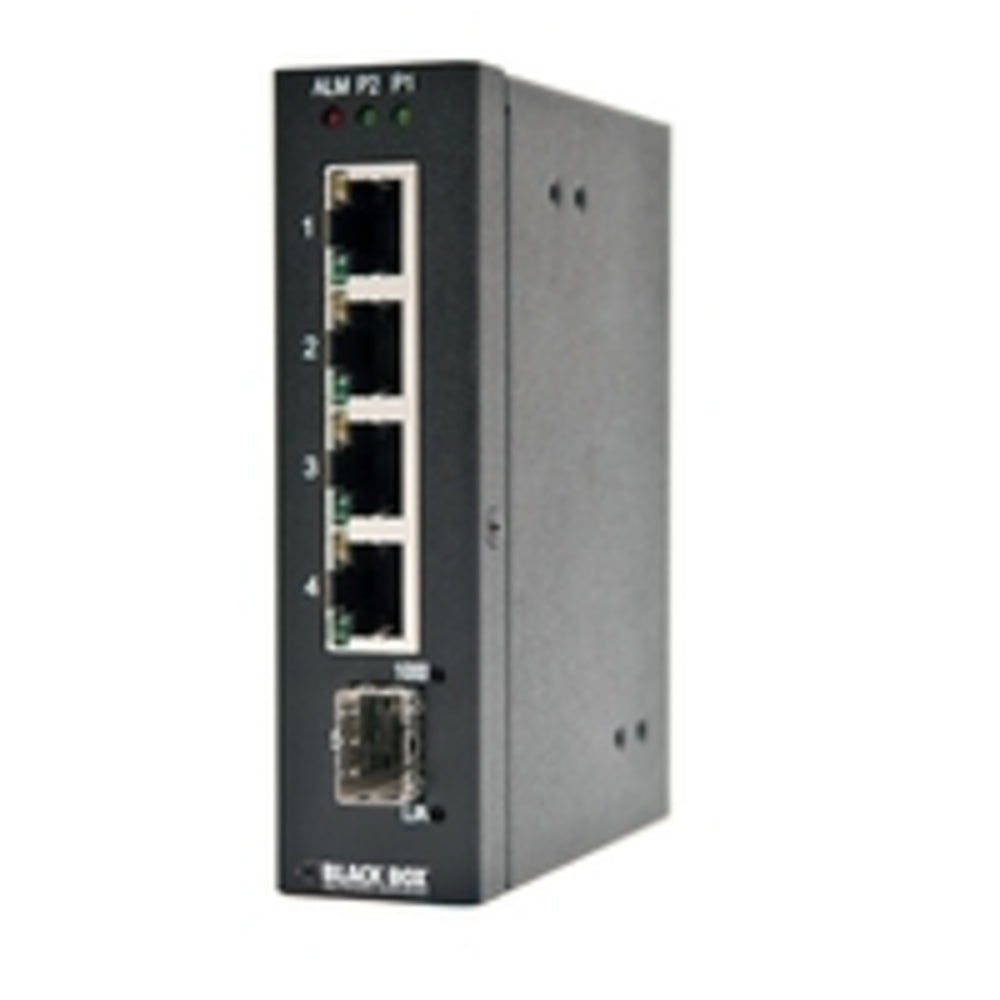 BLACK BOX LIE401A Gigabit Ethernet 1000-Mbps Extreme Temperature Poe Switch 4 Image 1