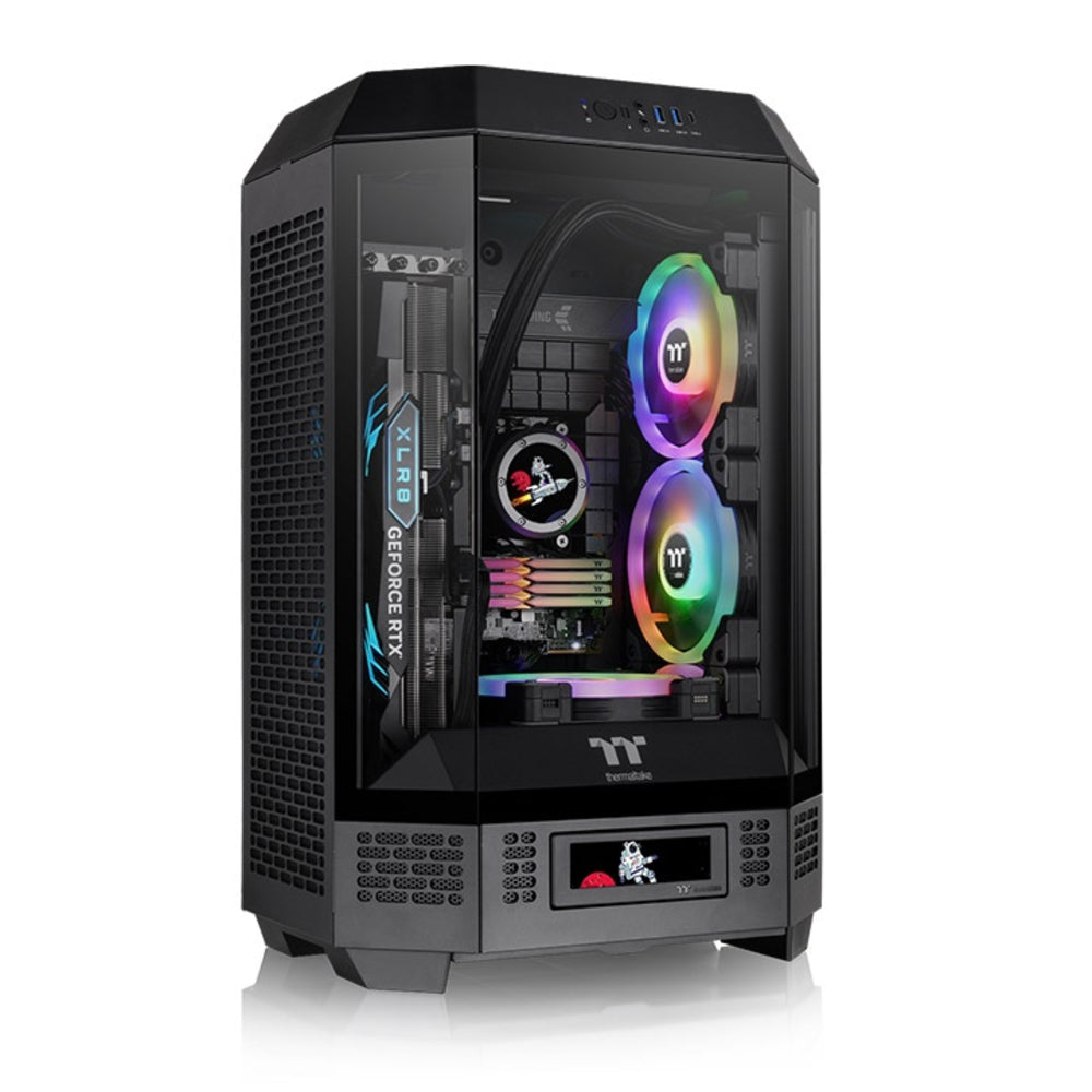 Thermaltake The Tower 300 Micro Tower Black - m-ATX Case with Octagonal Prism Design Image 1
