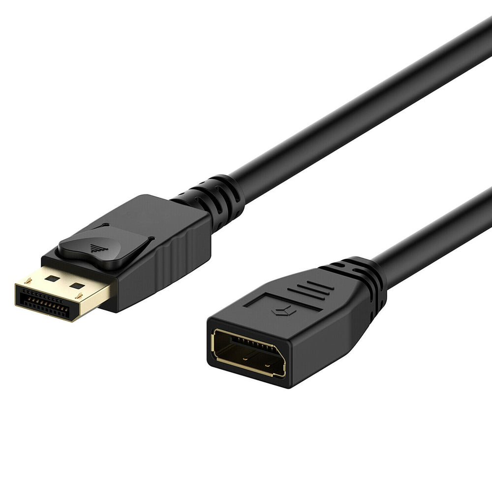4XEM 4XDPEXT10 DisplayPort Extension Cable 10ft Male Female 1080P Audio Video Image 1