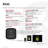 Club3D CAC-1913 Travel Charger PPS 65W GAN Technology Triple Port 2x USB Type-C Image 1