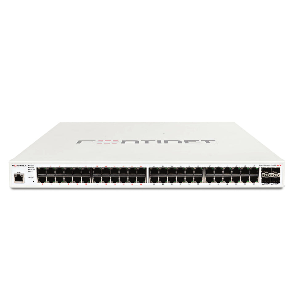 Fortinet FS-248E-PoE Managed L2/L3 Gigabit Ethernet Switch Image 1