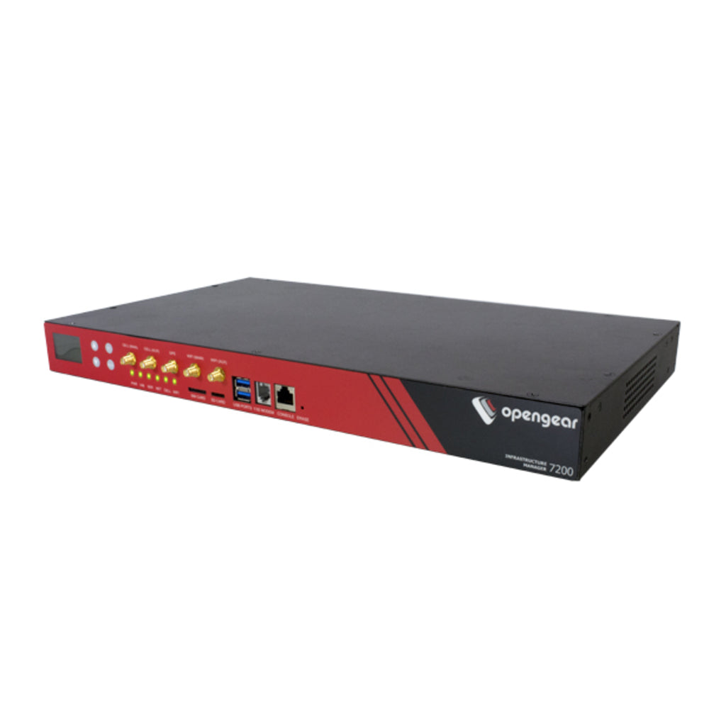 Opengear IM7200 16-port Serial Console Server with GbE/SFP - 16GB Flash - V.92 - DAC-US Cord