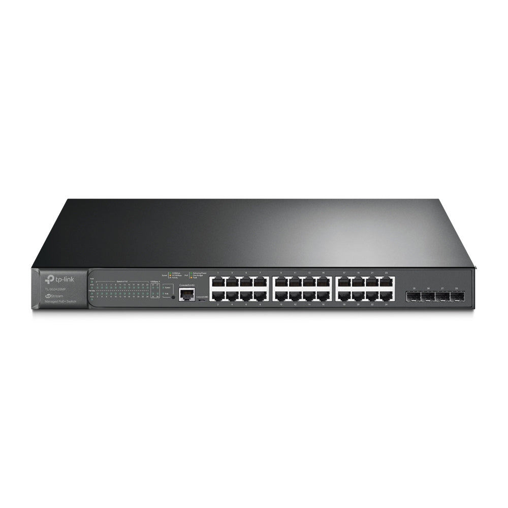 TP-LINK USA CORPORATION TL-SG3428MP JETSTREAM 28-PORT GIGABIT L2 MANAGED SWITCH  Image 1