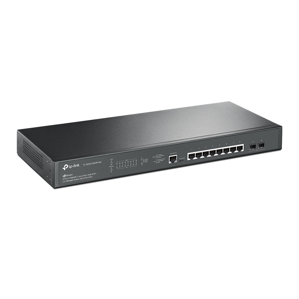 TP-LINK USA CORPORATION TL-SG3210XHP-M2 JETSTREAM 8-PORT 2.5GBASE-T AND 2-PORT