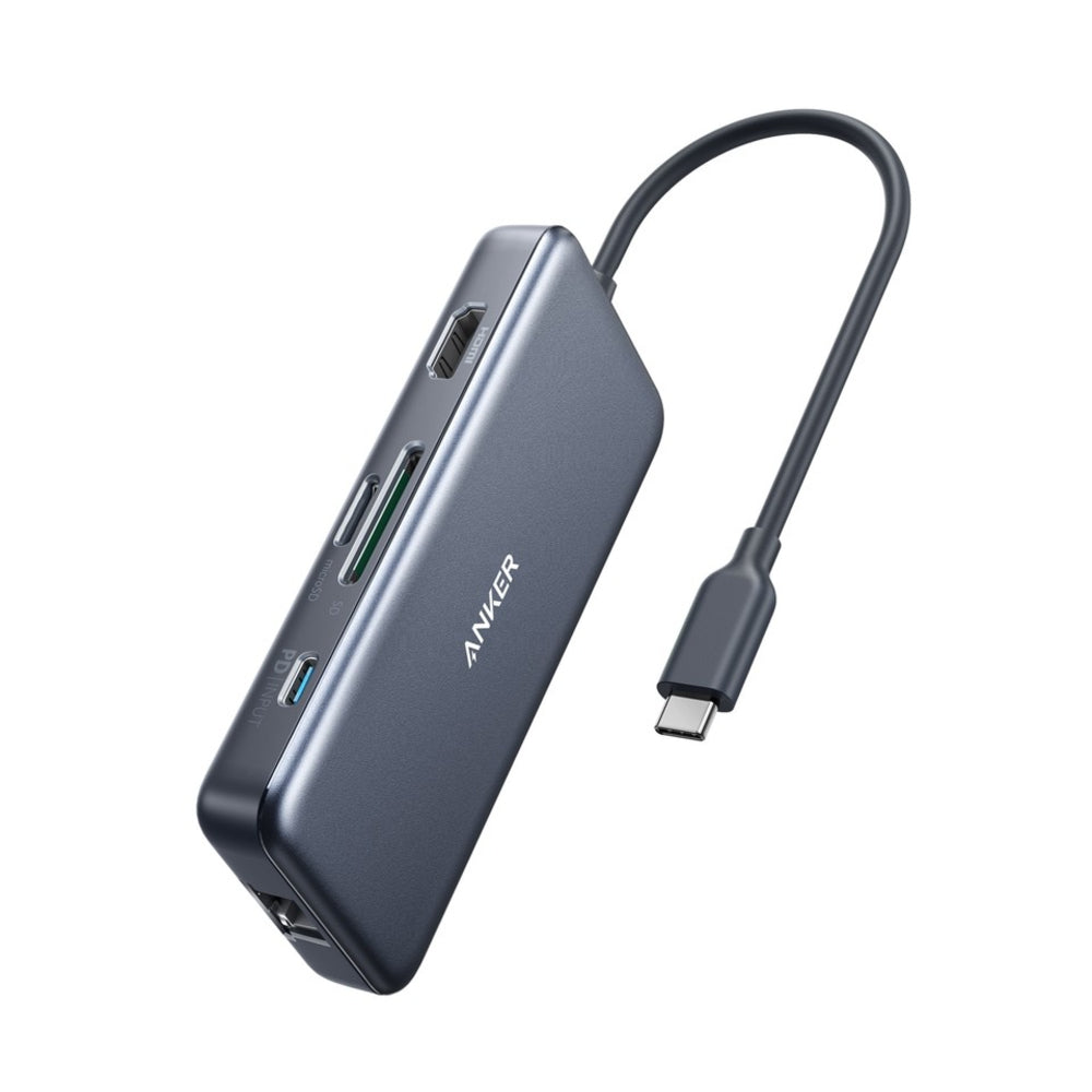 Anker A83520A1 PowerExpand+ 7-in-1 Hub HDMI Ethernet 2 USB-A PD-USB-C SD Image 1