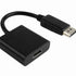 4XEM 4XDPHDMI DisplayPort to HDMI Adapter 1080P Black Image 1