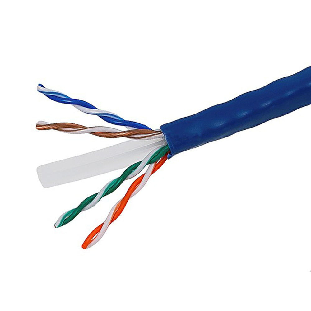 4XEM 4XCAT61000BL Cat6 Blue UTP Solid Cable 350Mhz