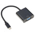 4Xem 4Xusbcvgaab USB-C to VGA Adapter 10" Black