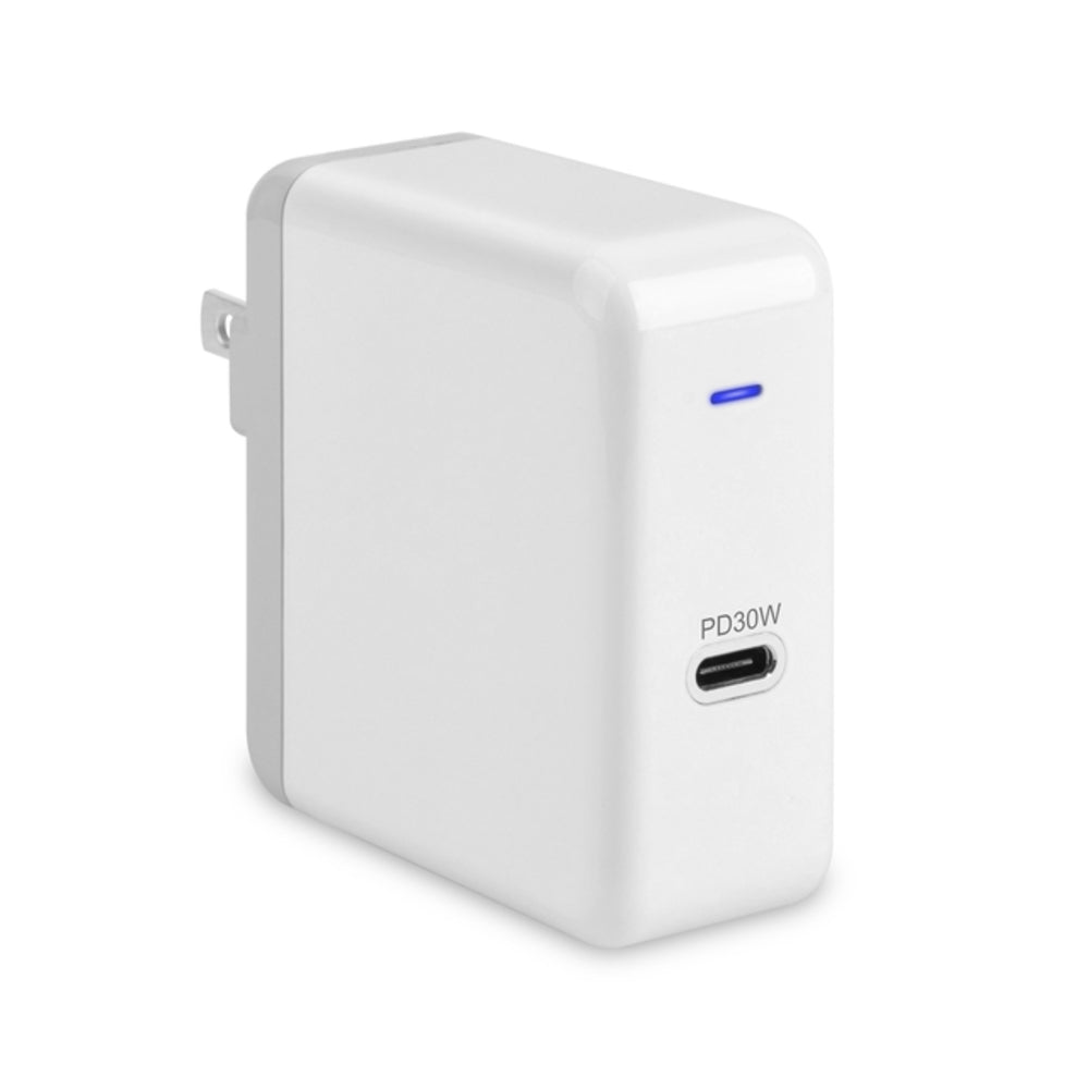 4Xem 4Xusbcpower30W 30W Usb-C 1Port Wall Charger Fast Charge Power Delivery Image 1