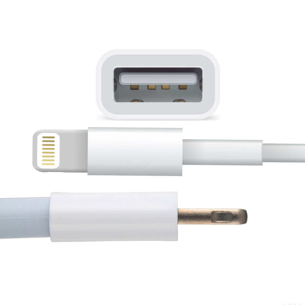 4Xem 4Xlightningusbf 6In Lightning Male to USB Female Extension Cable