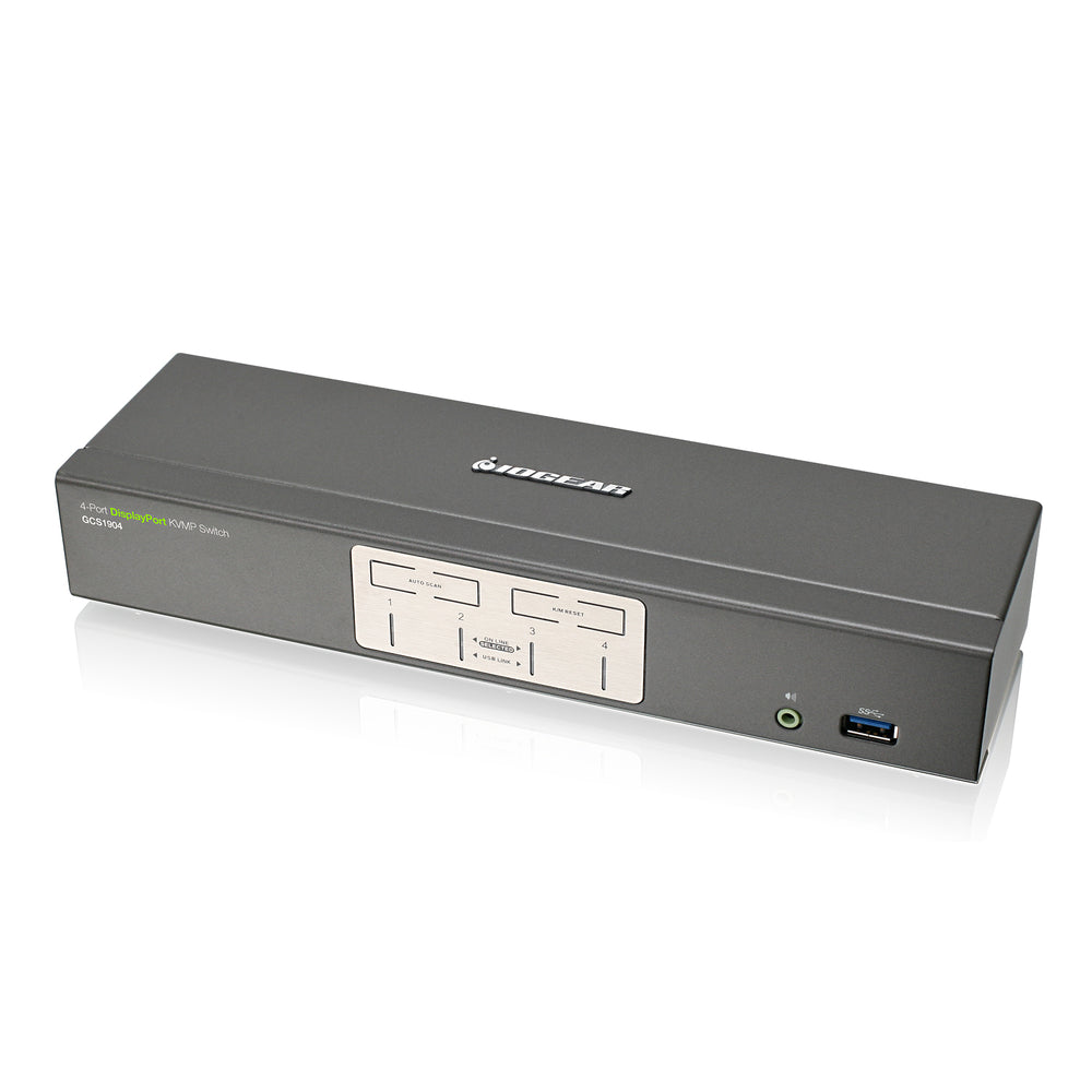IOGEAR GCS1904 IOGEARS 4-PORT DISPLAYPORT KVMP SWITCH FEATURES THE MOST Image 1