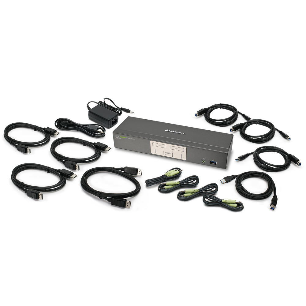 IOGEAR GCS1904 IOGEARS 4-PORT DISPLAYPORT KVMP SWITCH FEATURES THE MOST