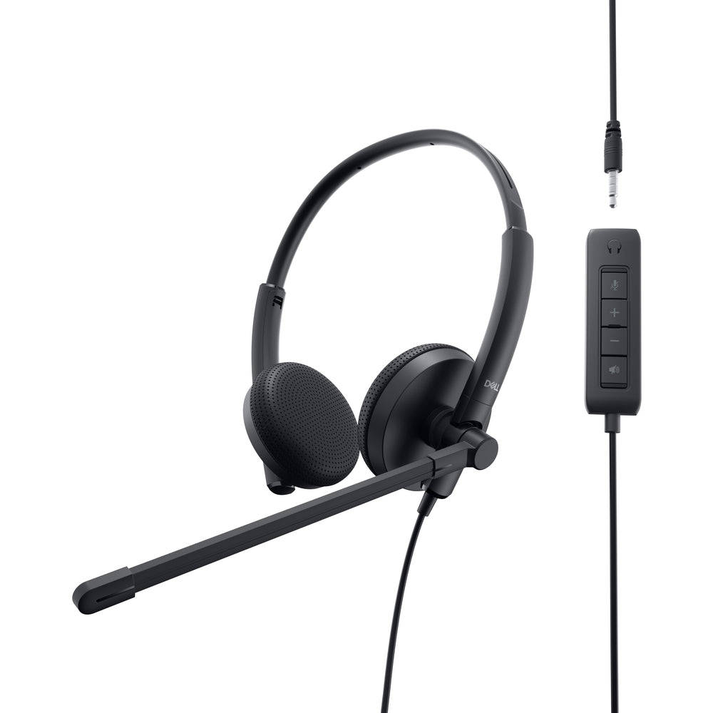 Dell Peripherals Dell-Wh1022 Stereo Headset Wh1022 Usb Cable 5 Ft