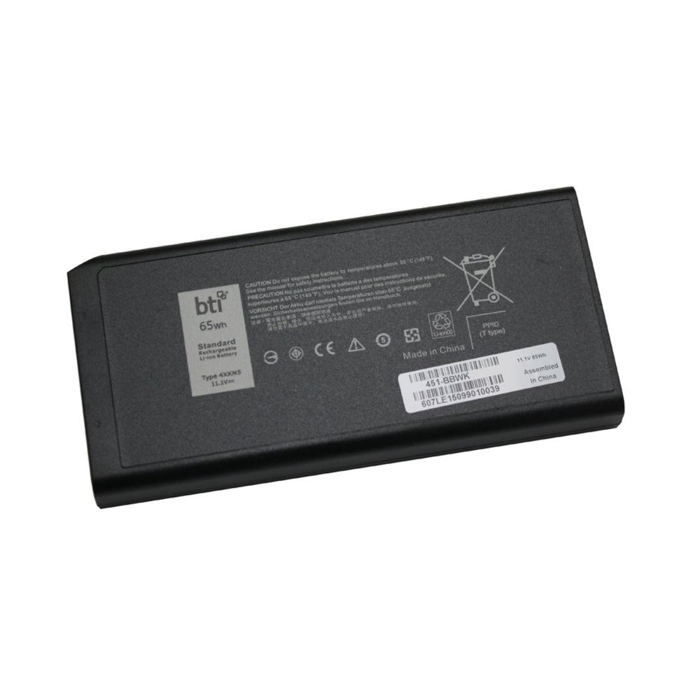 Battery Technology Inc. 451-Bbwk-Bti Dell 11.1V 65Wh 6-Cell Repl Image 1