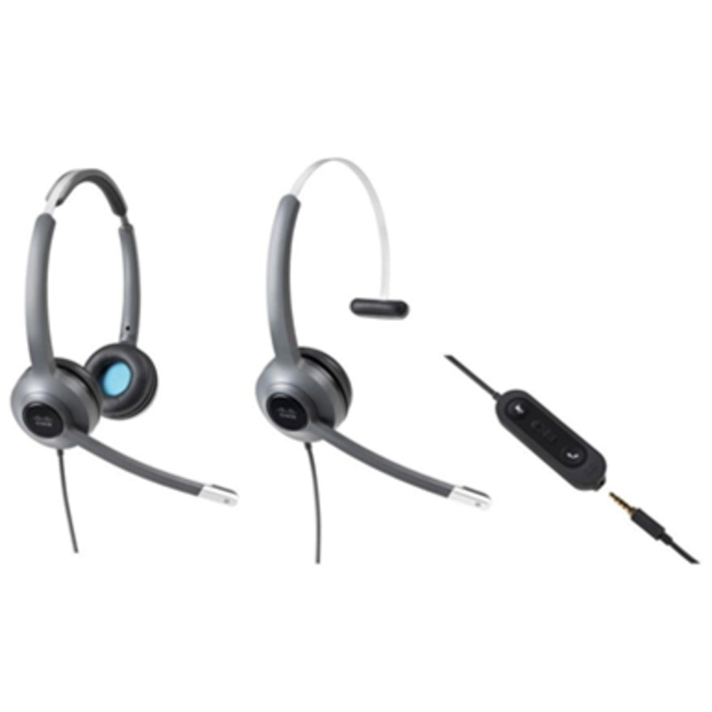 Cisco CP-HS-W-521-USBC Headset 521 Wired Single 3.5mm USBC Adapter