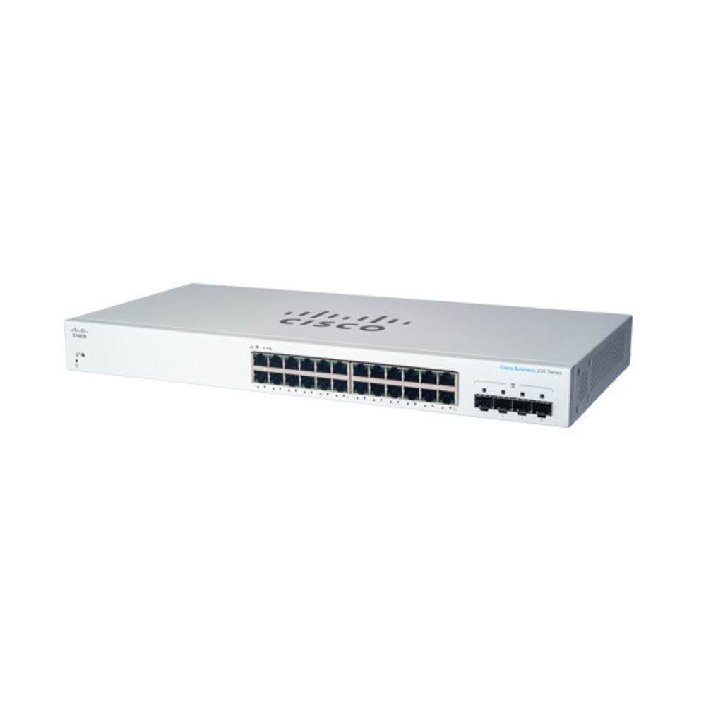 Cisco CBS220-24T-4G-NA Small Business Smart 24-Port GE 4X1G SFP Switch Image 1