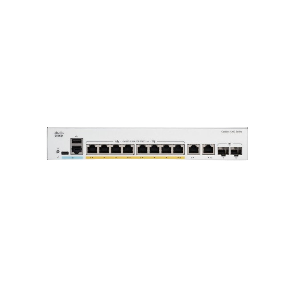 Cisco Catalyst 1200 L2 Gigabit Ethernet Switch, 1U, White Image 1