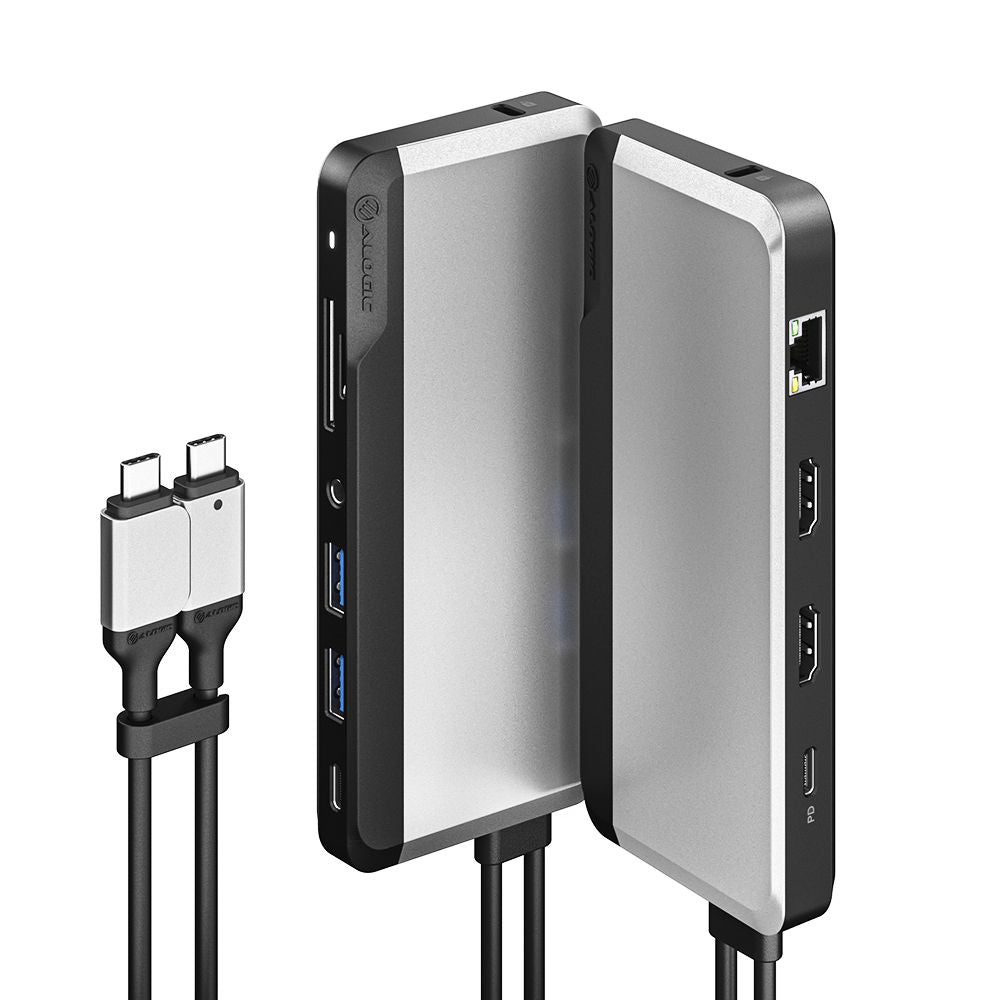 ACCESSCHANNEL PARTNERS LLC U2CSH-SGR ALOGIC TWIN USB-C SUPER DOCK GEN 2-10-IN-1  Image 1