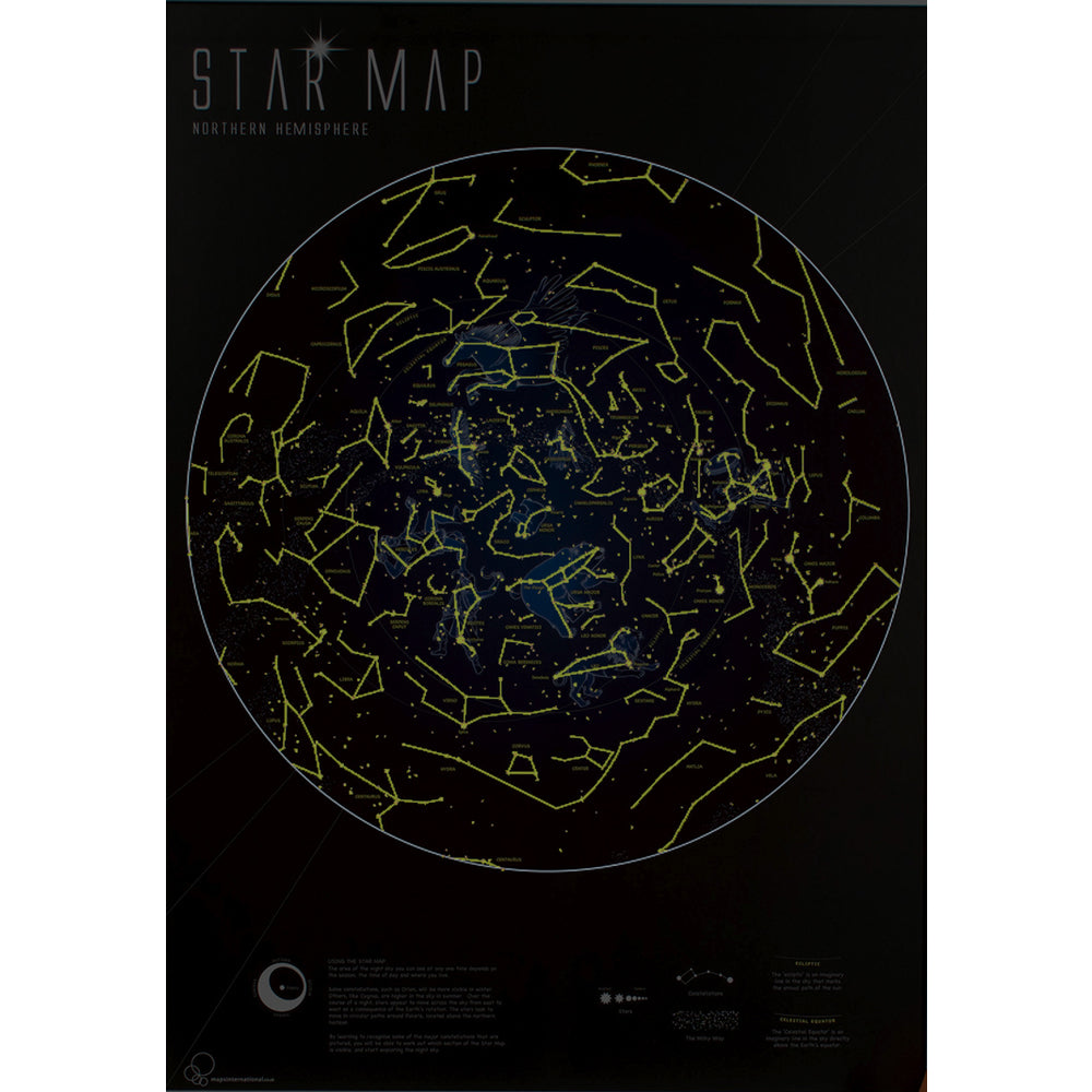 Waypoint Geographic RWPMI03 Glow in the Dark Star Map