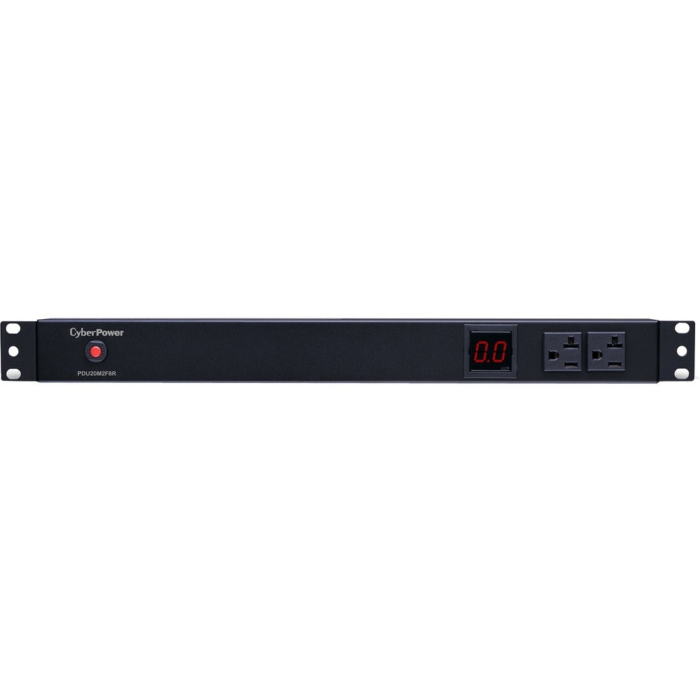 CyberPower PDU20M2F8R 1U Metered PDU 10 Outlets 20A 120V 15ft Image 1