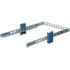 Innovation First 1Ukit-009 Universal Fixed Rail 1U 2Post Center Or Flush Mount Image 1
