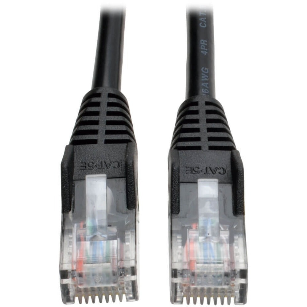 Tripp Lite N001-015-BK Cat5E Black Patch Cable 15Ft U/UTP Image 1