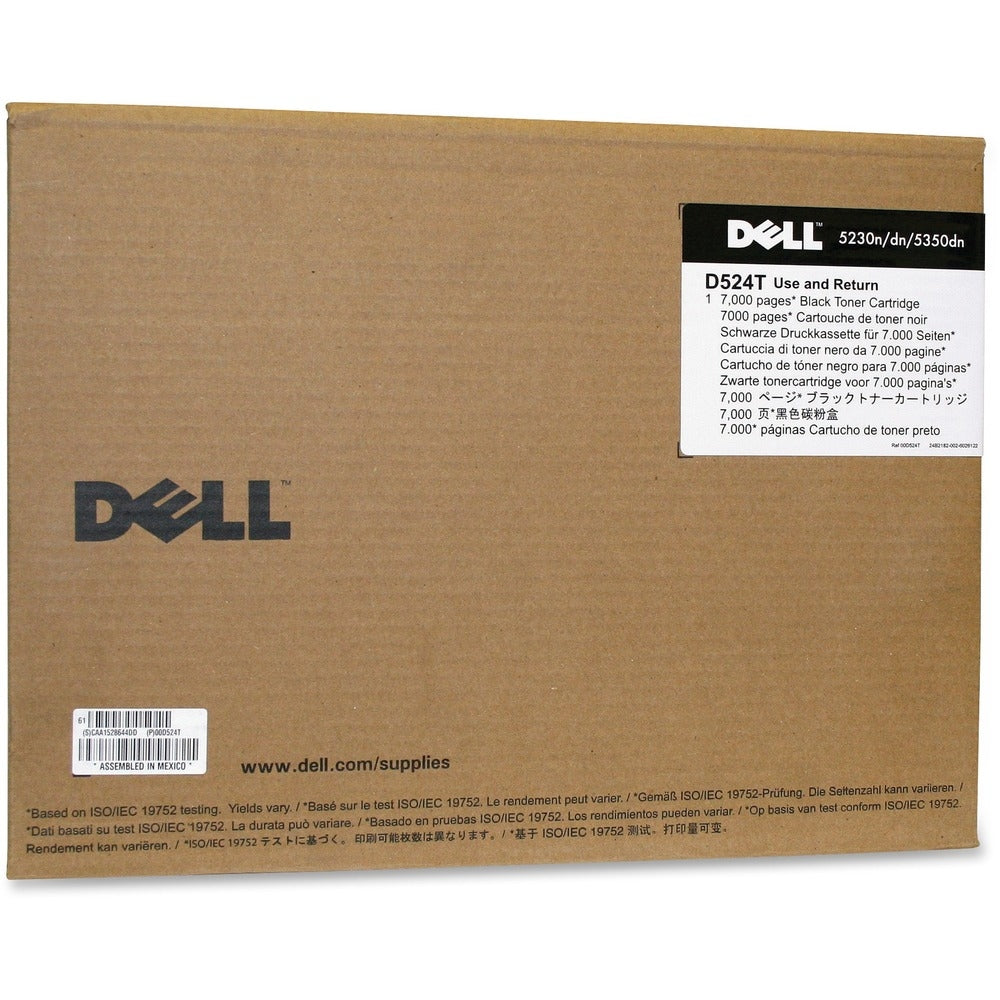 Dell D524T Toner Cartridge for 5230n/5230dn/5350dn - 7000 Page Yield Image 1