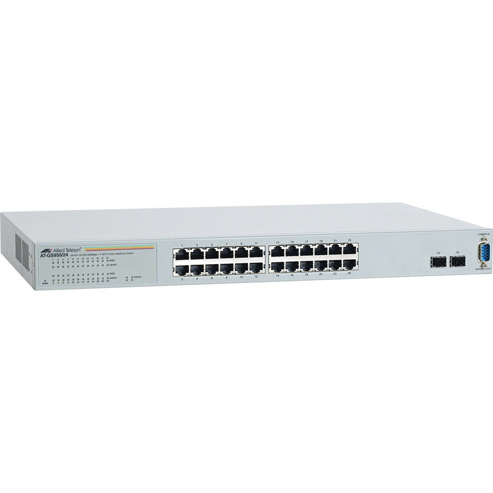 Allied Telesis AT-GS950/24-10 24-Port 10/100/1000BT Plus 4 SFP WebSmart Switch Image 1