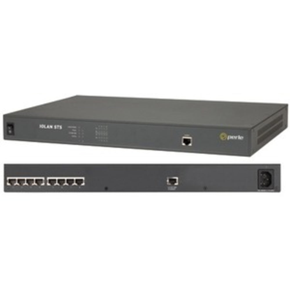 Perle IOLAN STS8 Gateway/Controller - 8x RJ45 Serial Ports, 10/100/1000 Ethernet, RS232 Interface Image 1