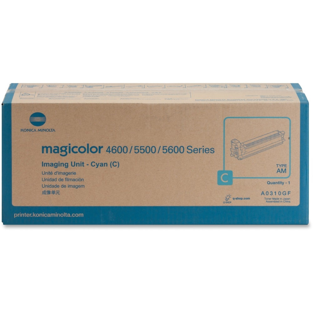 Konica/Minolta MC 5550/5570 Cyan Toner Cartridge Image 1