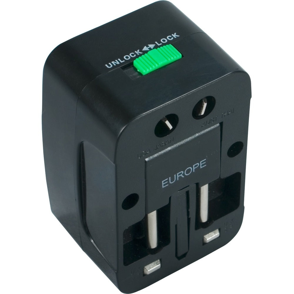 Qvs Pa-C3 Premium World Power Travel Adaptor Surge Protection Image 1